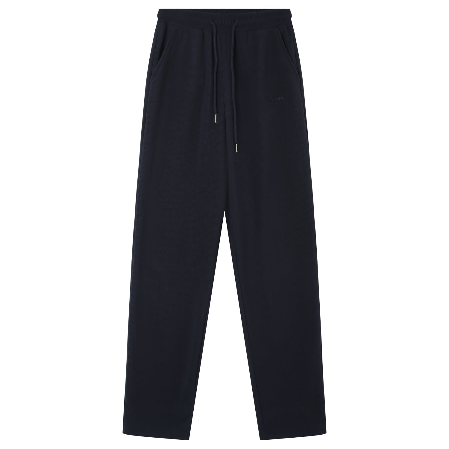 Normale Bundfaltenhose Dunkelblau