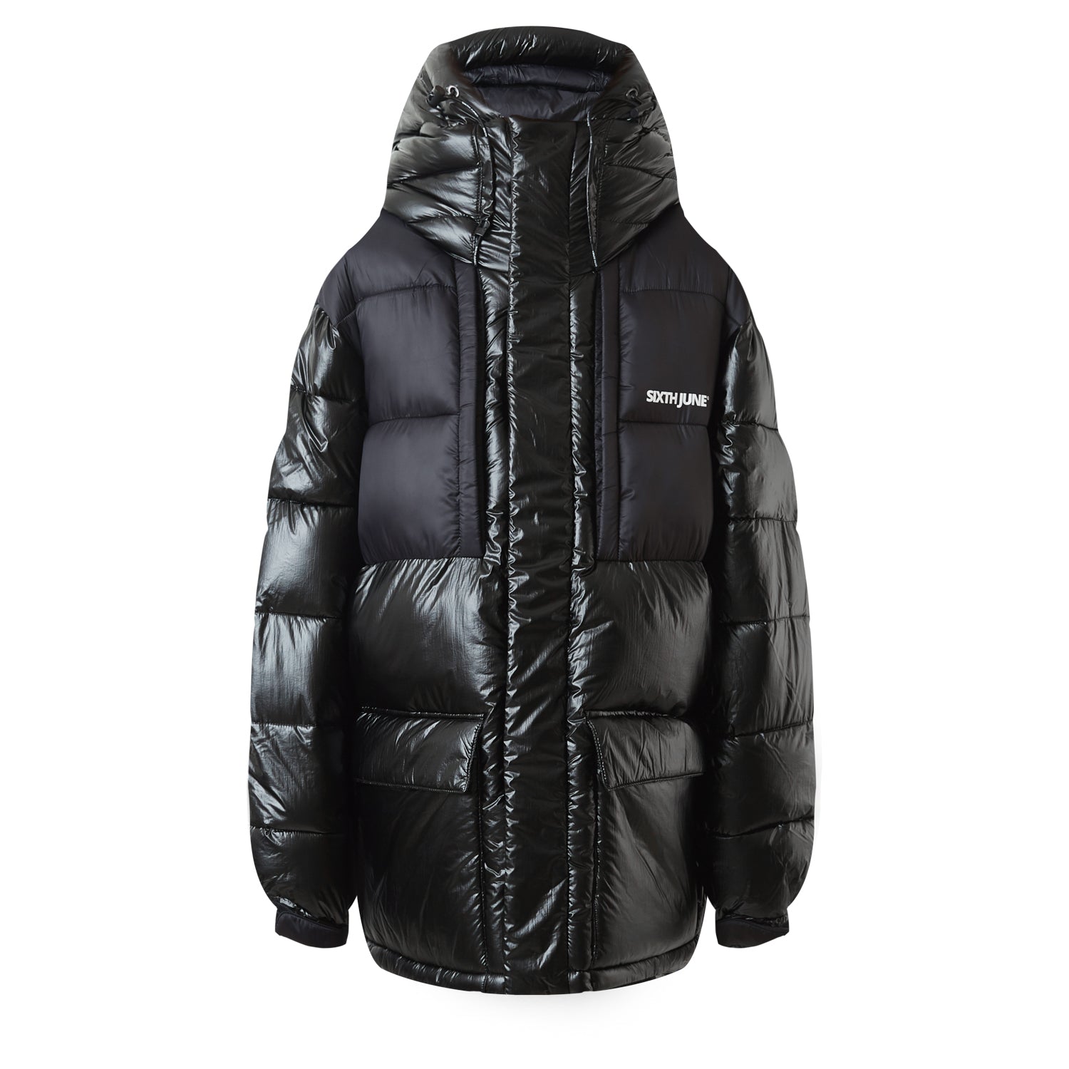 Sixth June - Doudoune oversize technique Noir