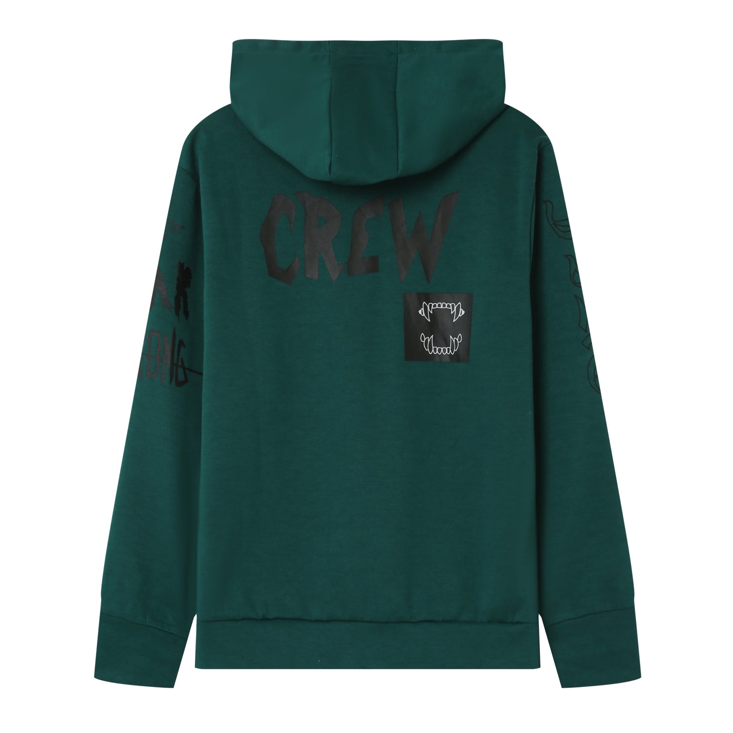 Sixth June - Sweat à capuche crew Vert foncé