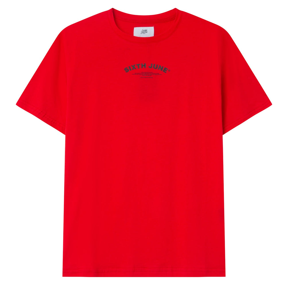 Red ÚCHÈ Logo Sleeveless Shirt main image 0