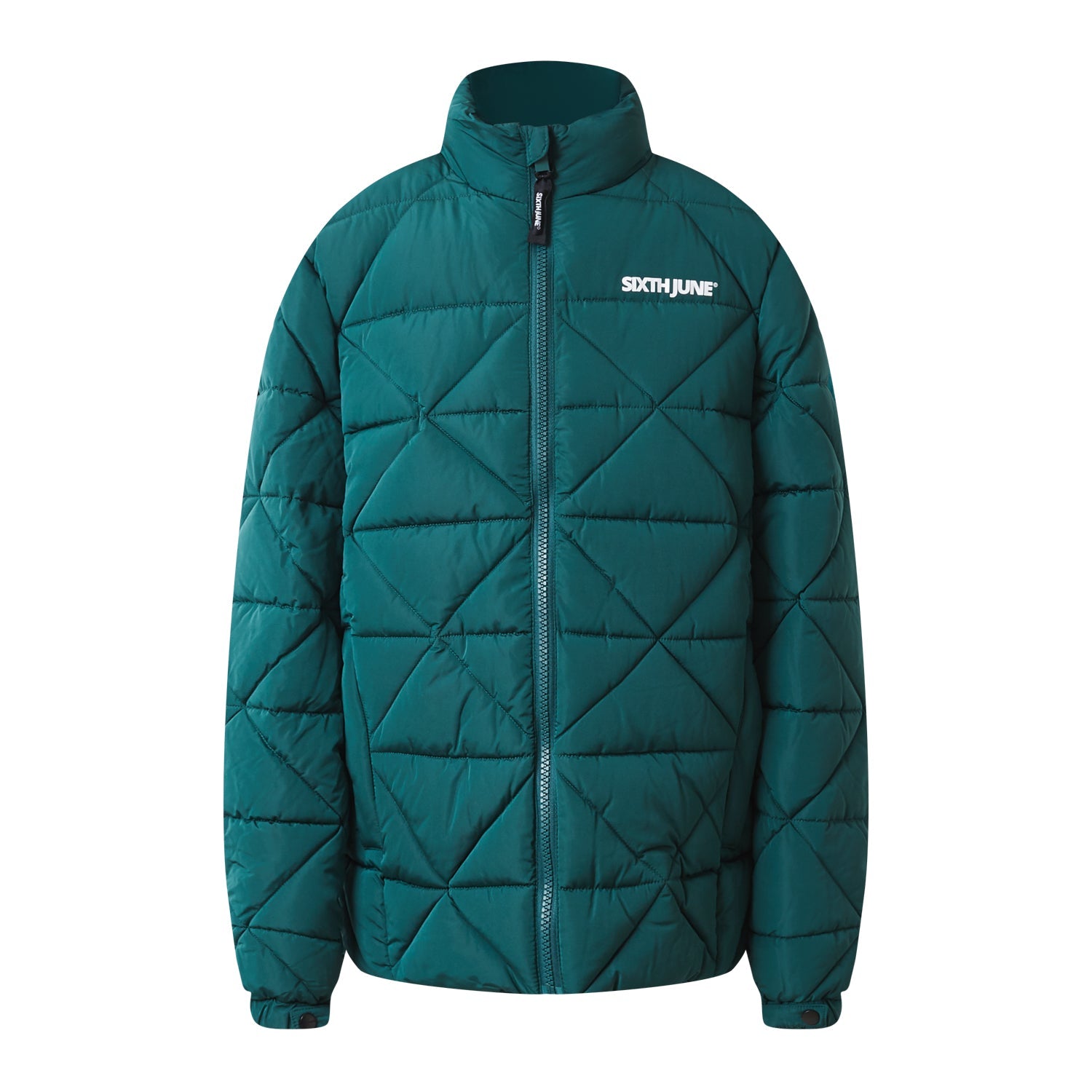 Sixth June - Doudoune matelassée triangle Vert foncé
