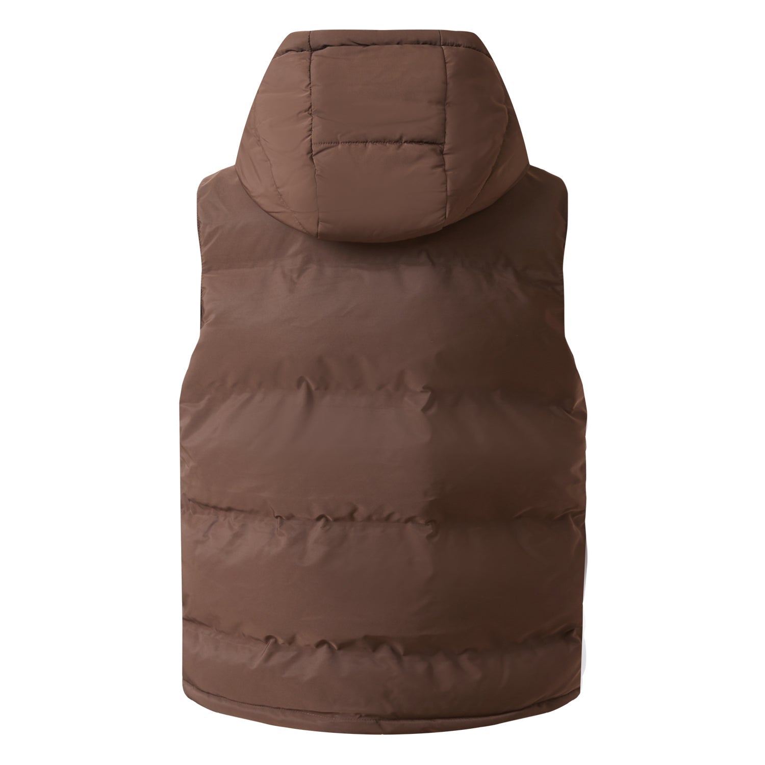 Sixth June - Doudoune sans manches capuche Marron