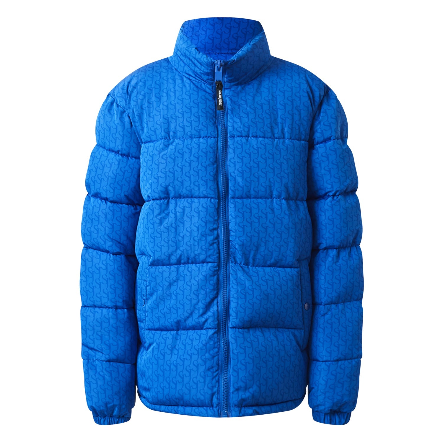 Sixth June - Doudoune monogramme matelassée Bleu