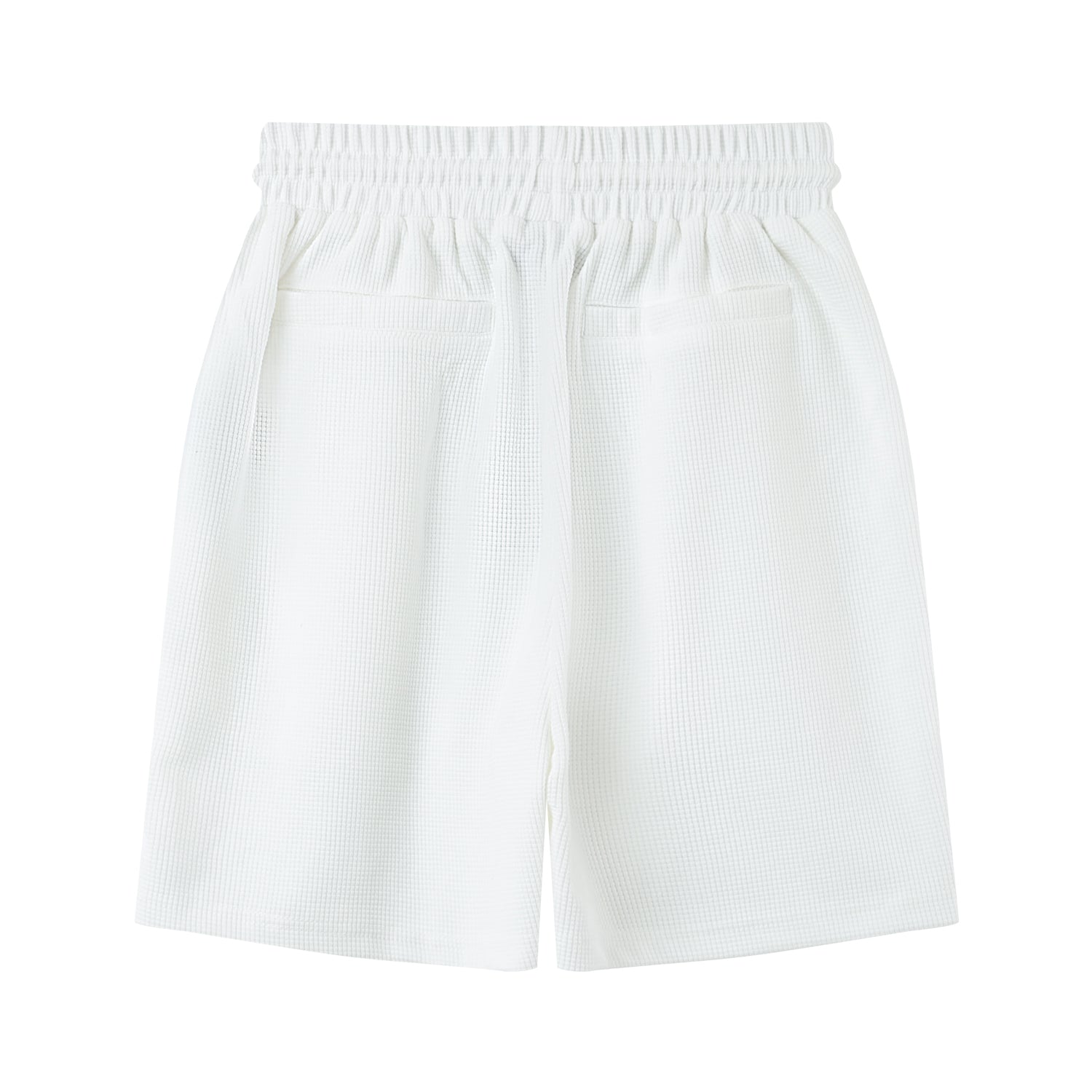 Short gaufré Blanc