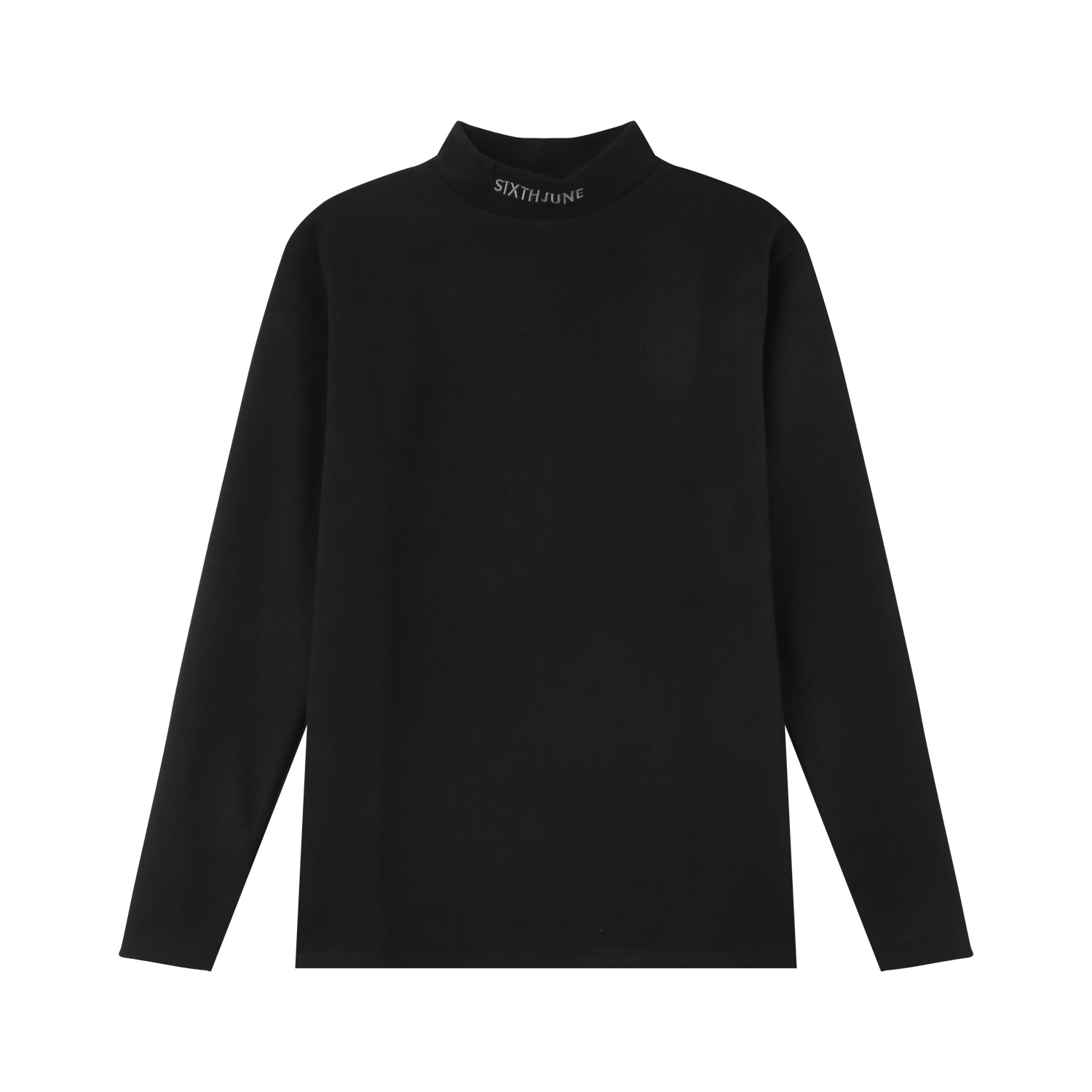 Sixth June - Pull maille logo brodé Noir