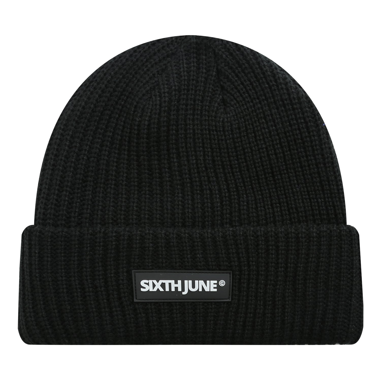 Sixth June - Bonnet patch gomme Noir