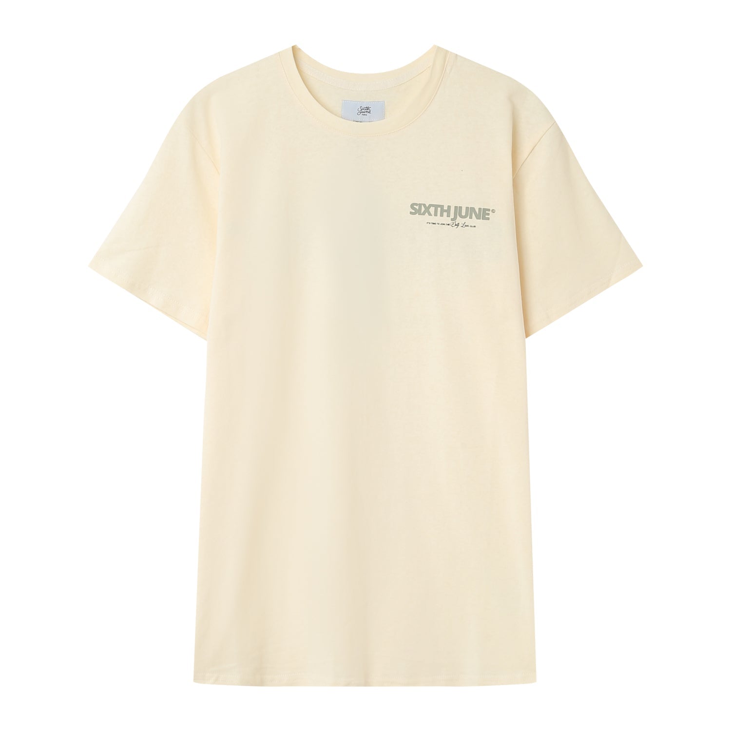 Sixth June - T-shirt self love club Beige clair