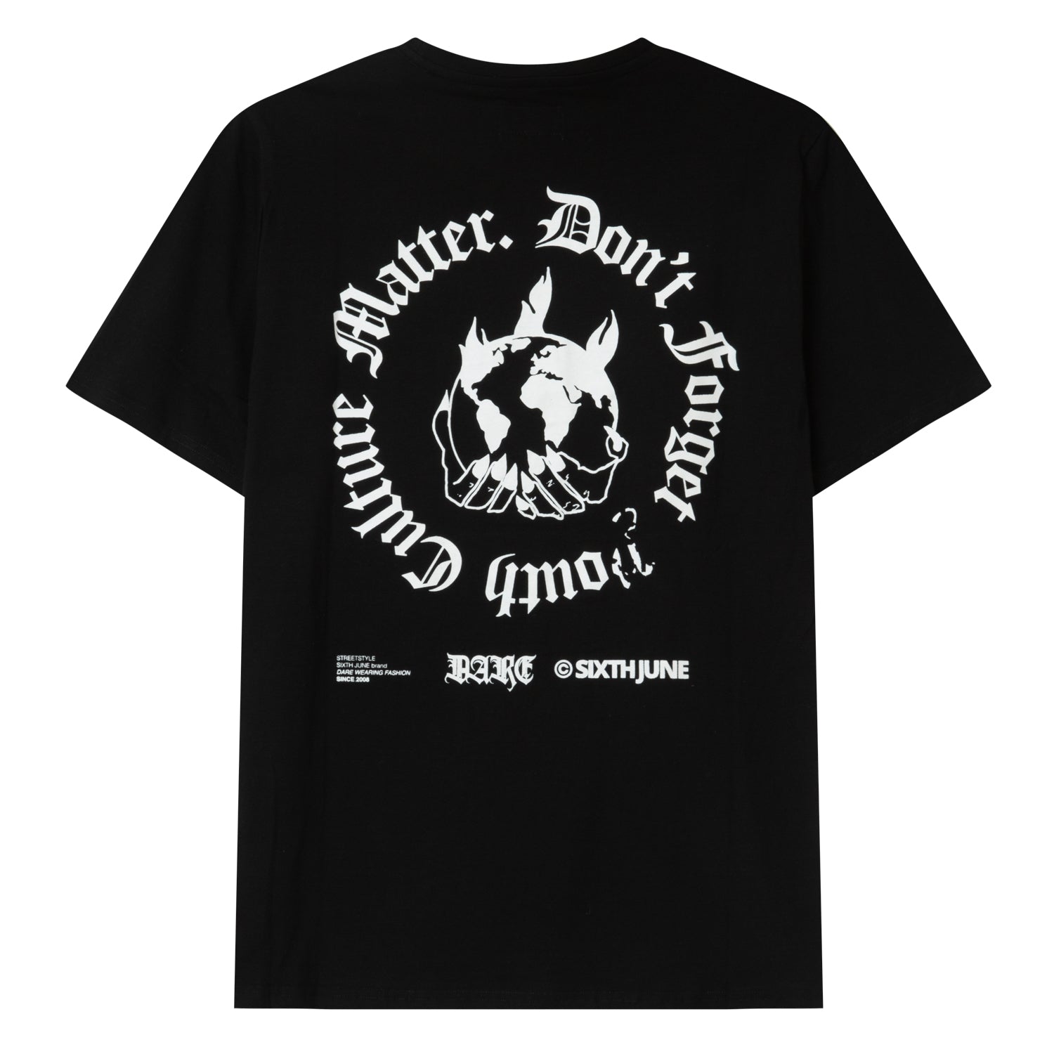 Sixth June - T-shirt youth culture dos Noir