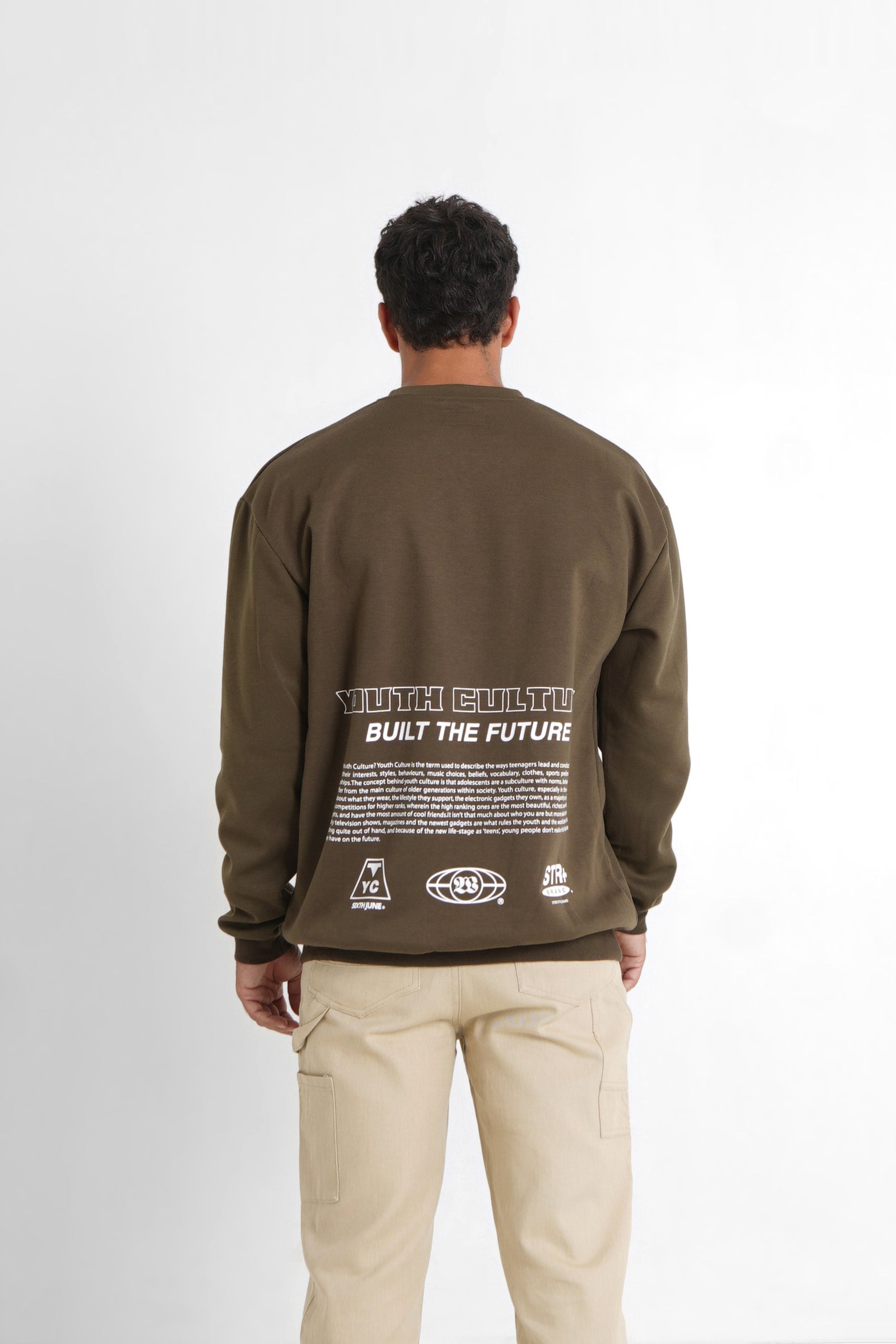 Sixth June - Sweat youth culture Vert kaki