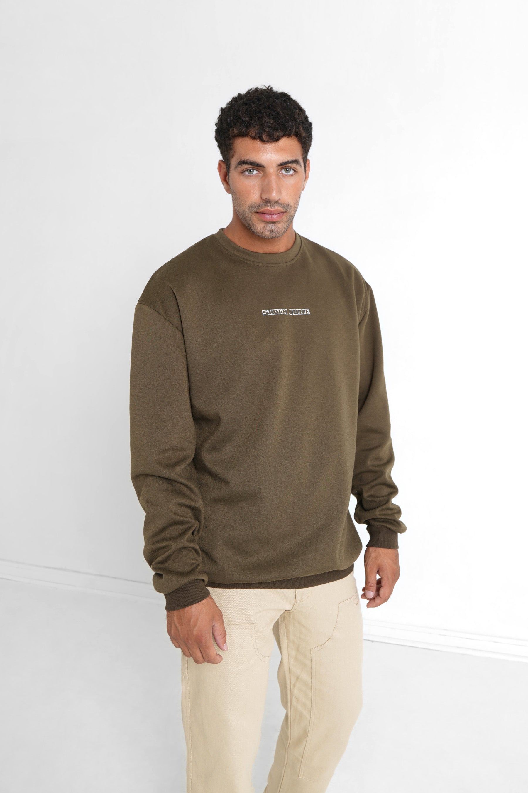 Sixth June - Sweat youth culture Vert kaki