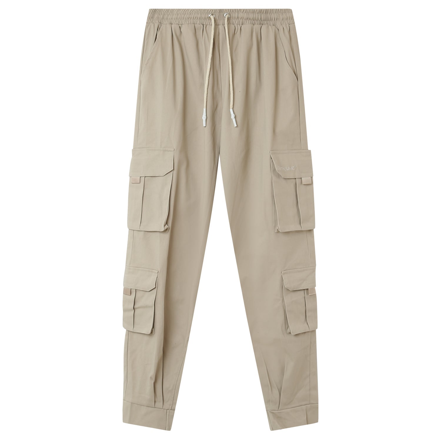 Sixth June - Pantalon cargo poches scratch Beige clair