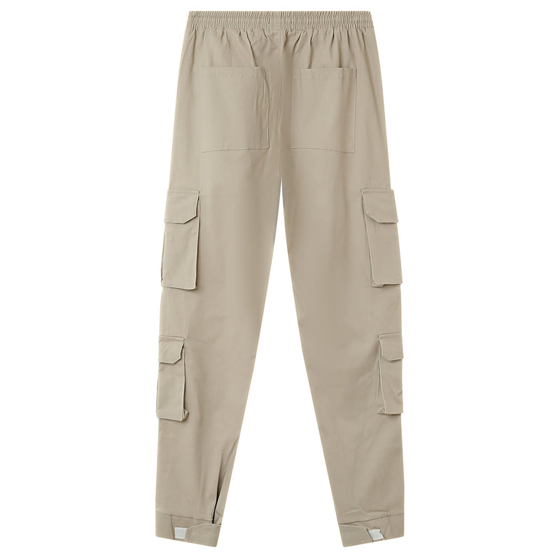 Sixth June - Pantalon cargo poches scratch Beige clair
