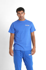 Sixth June - T-shirt retro logo Bleu foncé