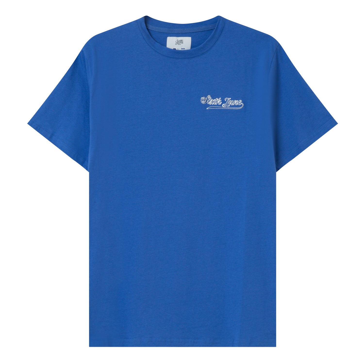 Sixth June - T-shirt retro logo Bleu foncé