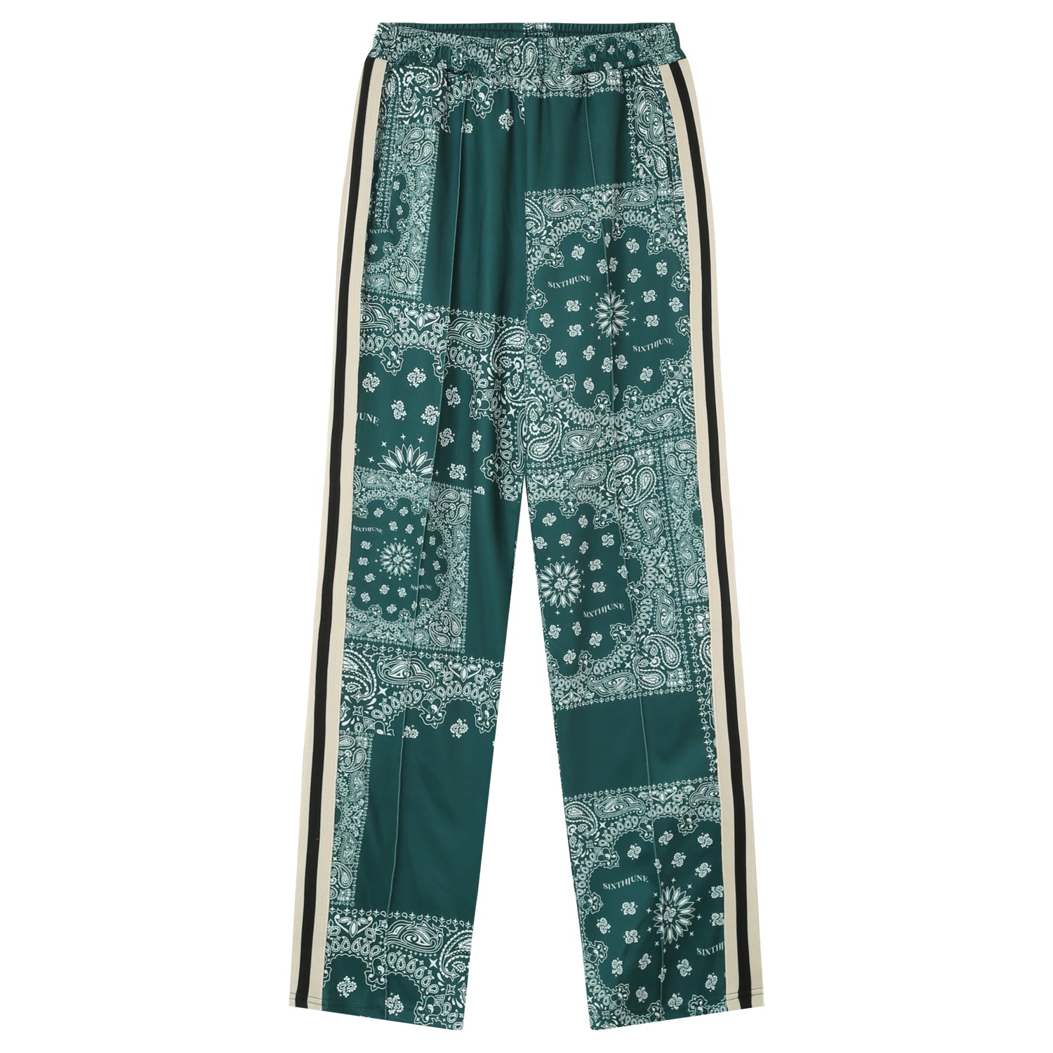 Jogging bandana patchwork Vert foncé