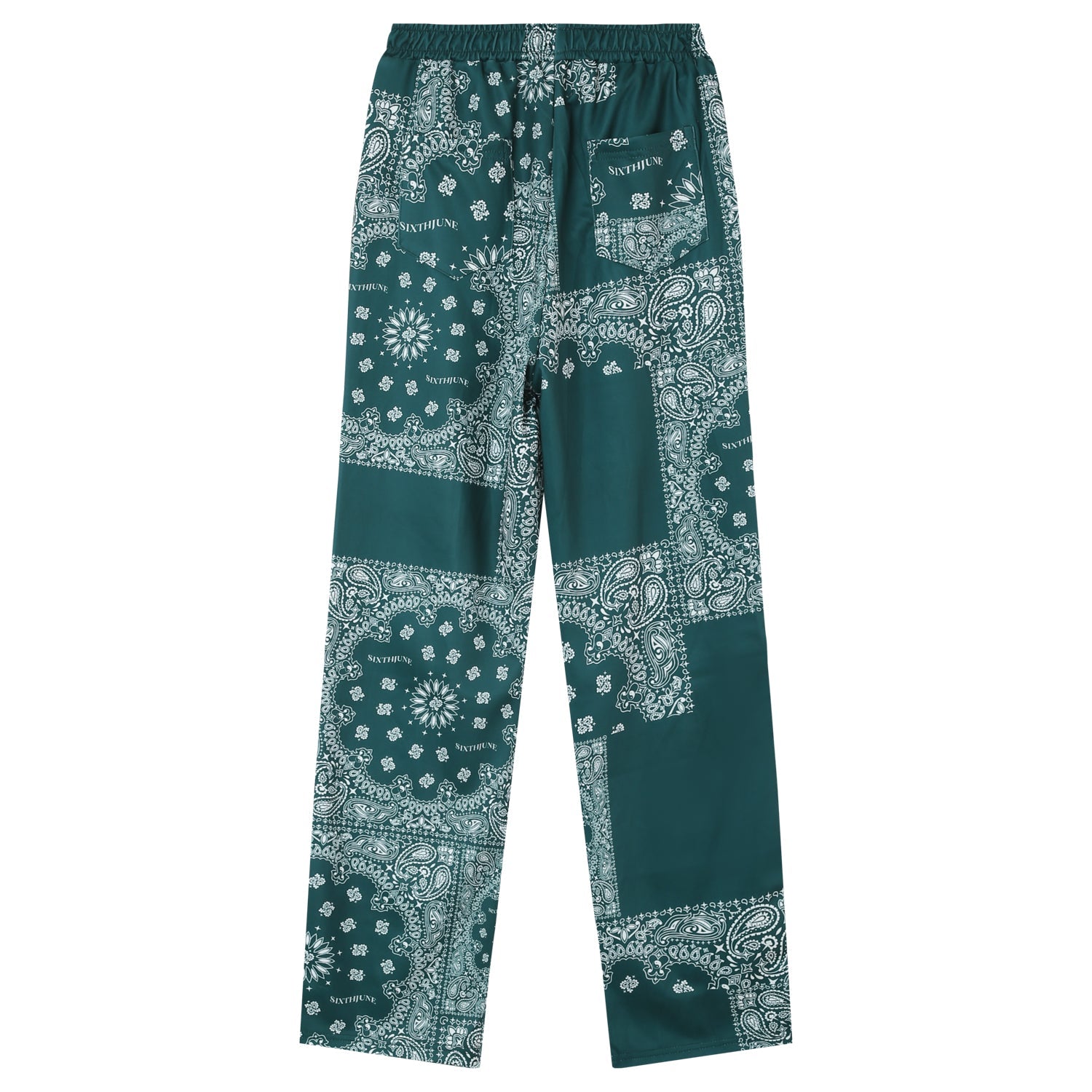 Jogging bandana patchwork Vert foncé