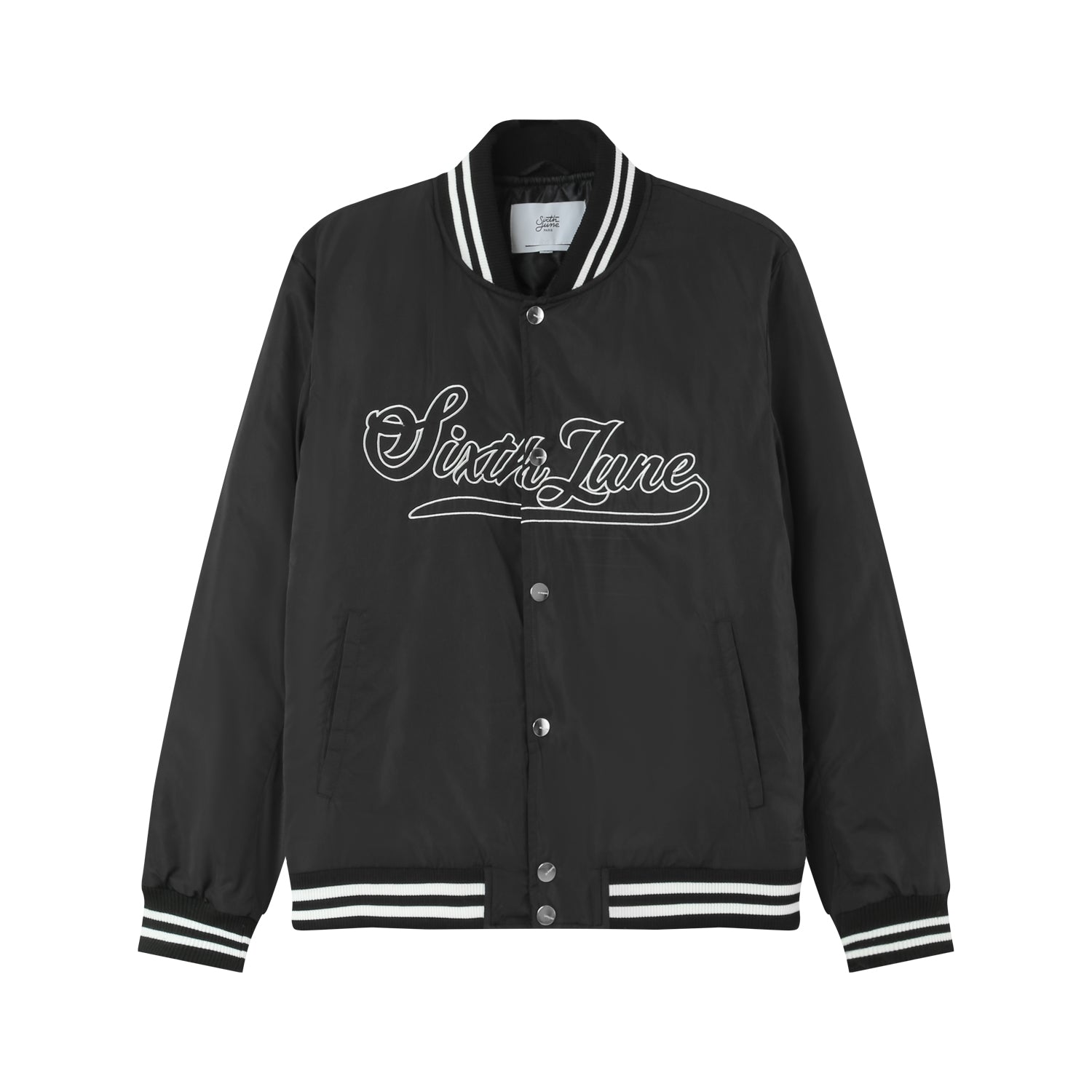 Veste universitaire logo brodé Noir