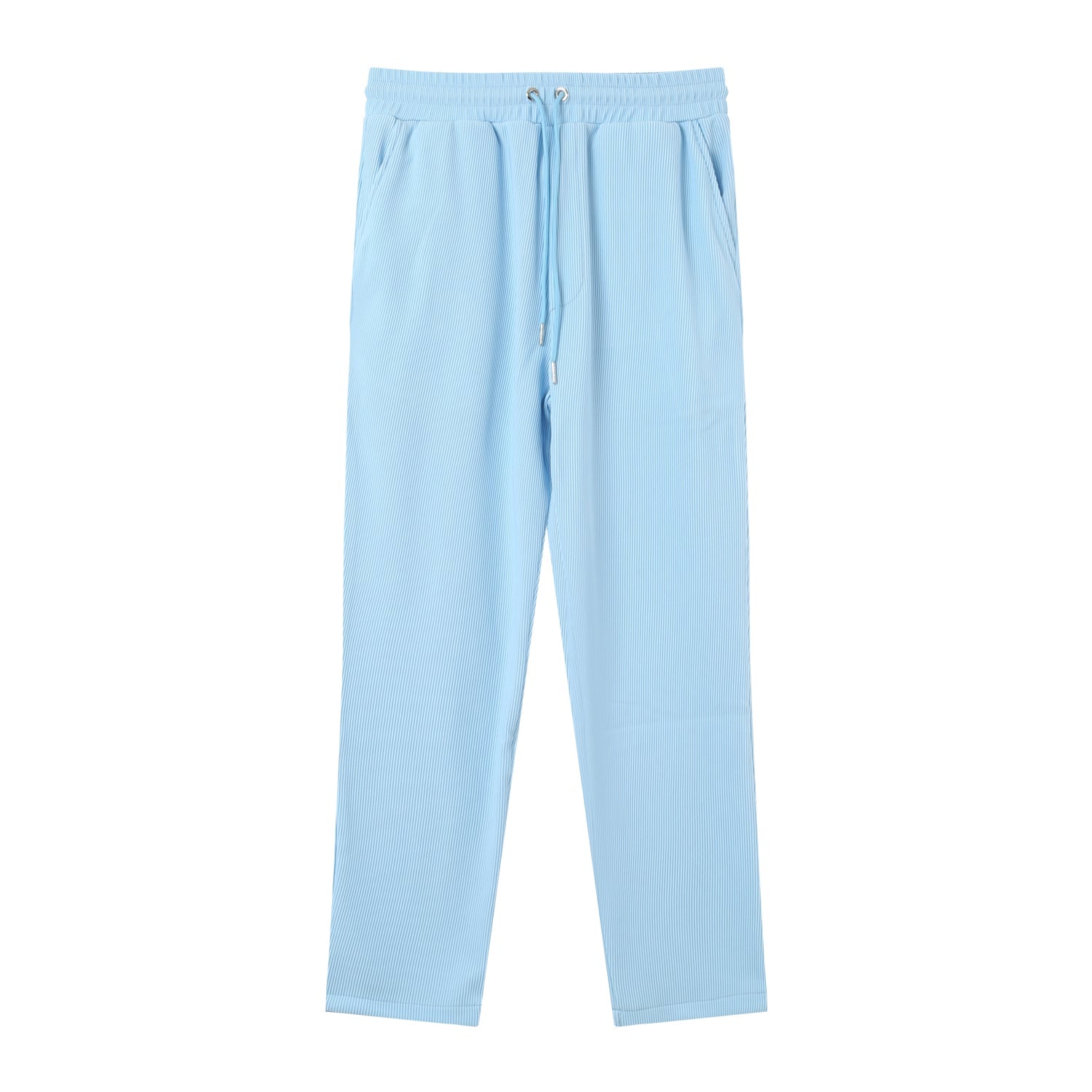 Pleated pants light Blue