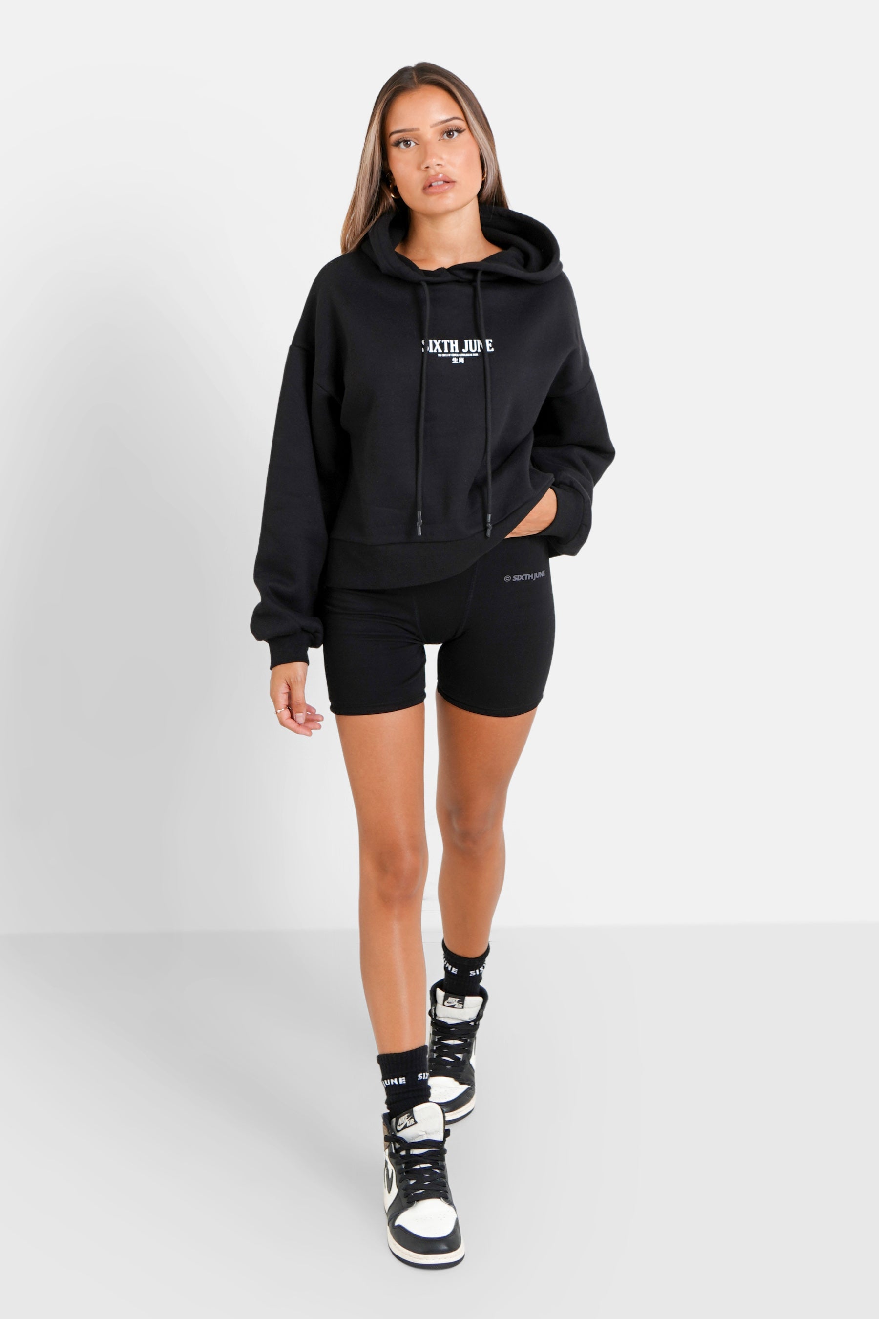 Sixth June - Sweat capuche astrologie chinese Noir