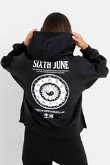 Sixth June - Sweat capuche astrologie chinese Noir