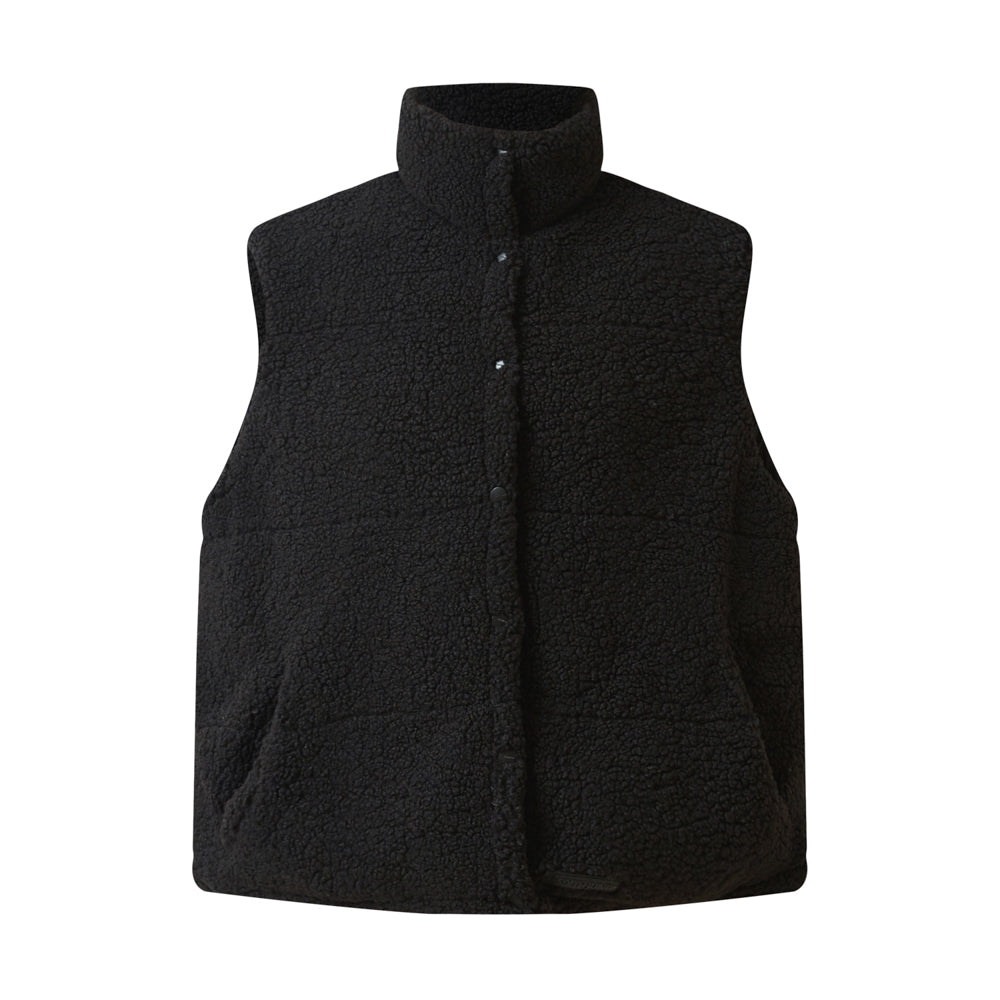 Sixth June - Doudoune sans manches reversible sherpa Noir