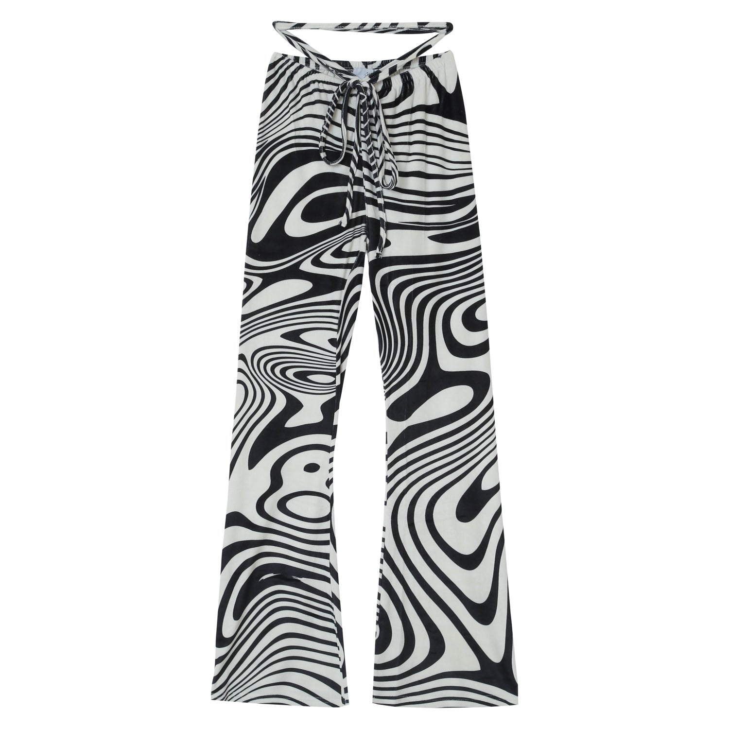 Sixth June - Pantalon psychédélique cordons Noir