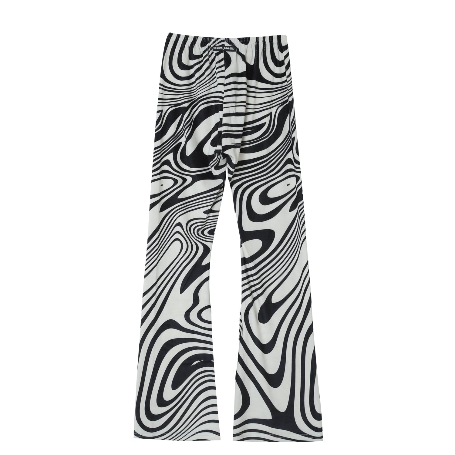 Sixth June - Pantalon psychédélique cordons Noir