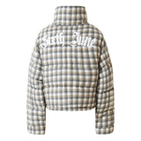 Sixth June - Doudoune laine logo bouclette Gris