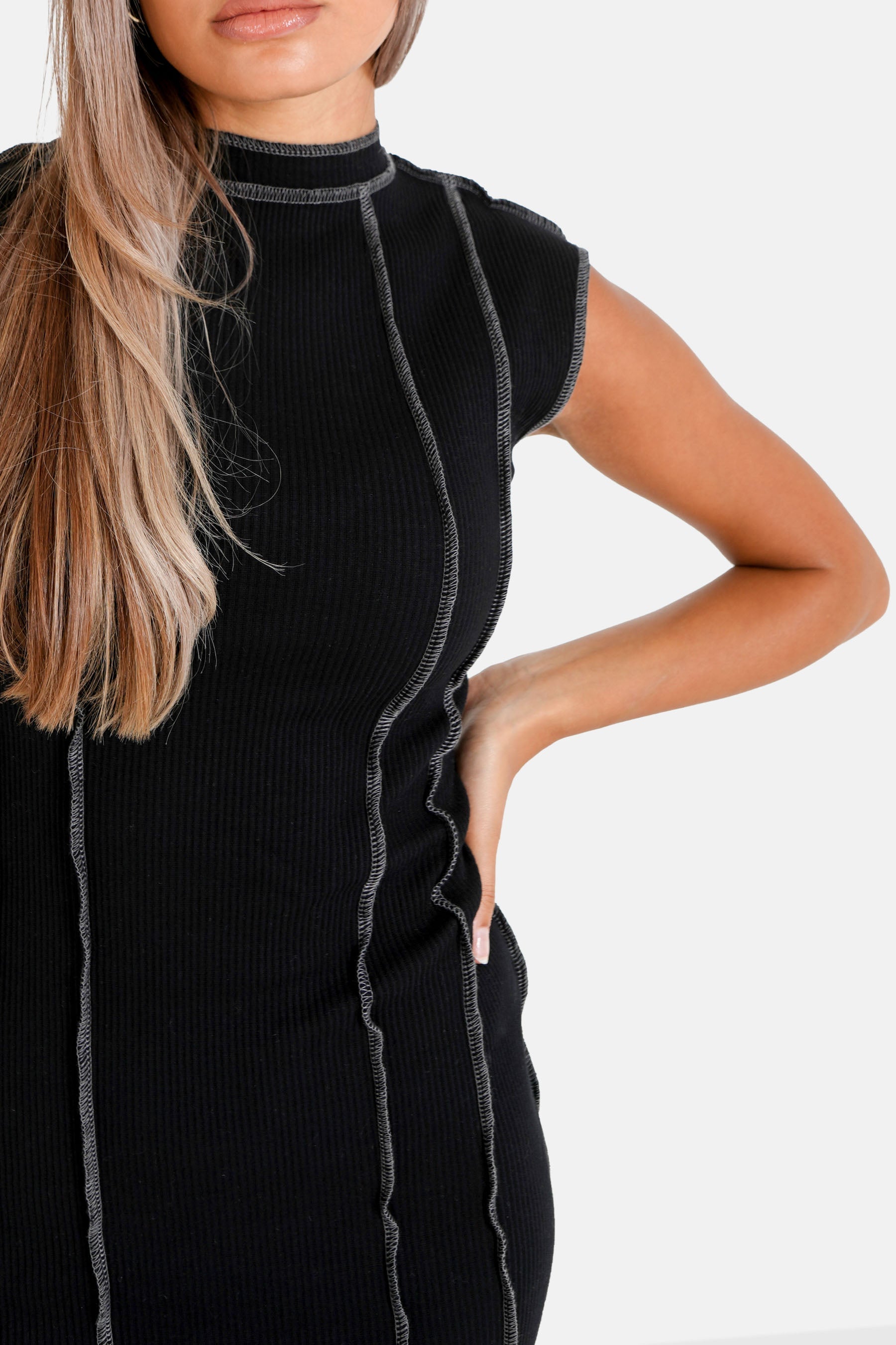 Sixth June - Robe coutures inversées Noir