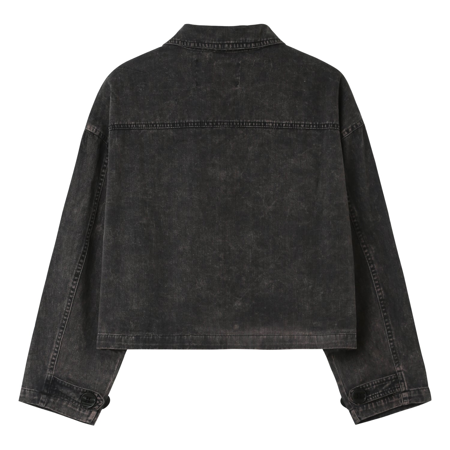 Sixth June - Veste délavée poches Noir