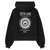 Sixth June - Sweat capuche astrologie chinese Noir