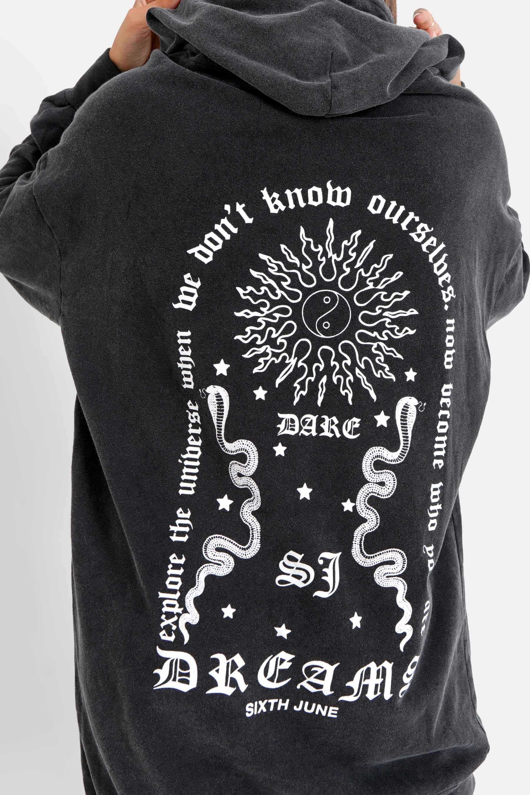 Sixth June - Robe capuche dreams Gris foncé