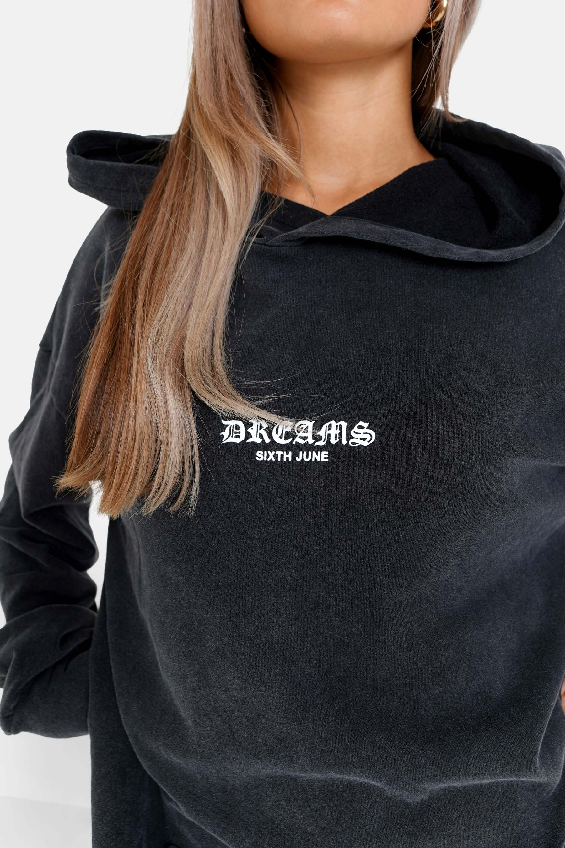 Sixth June - Robe capuche dreams Gris foncé