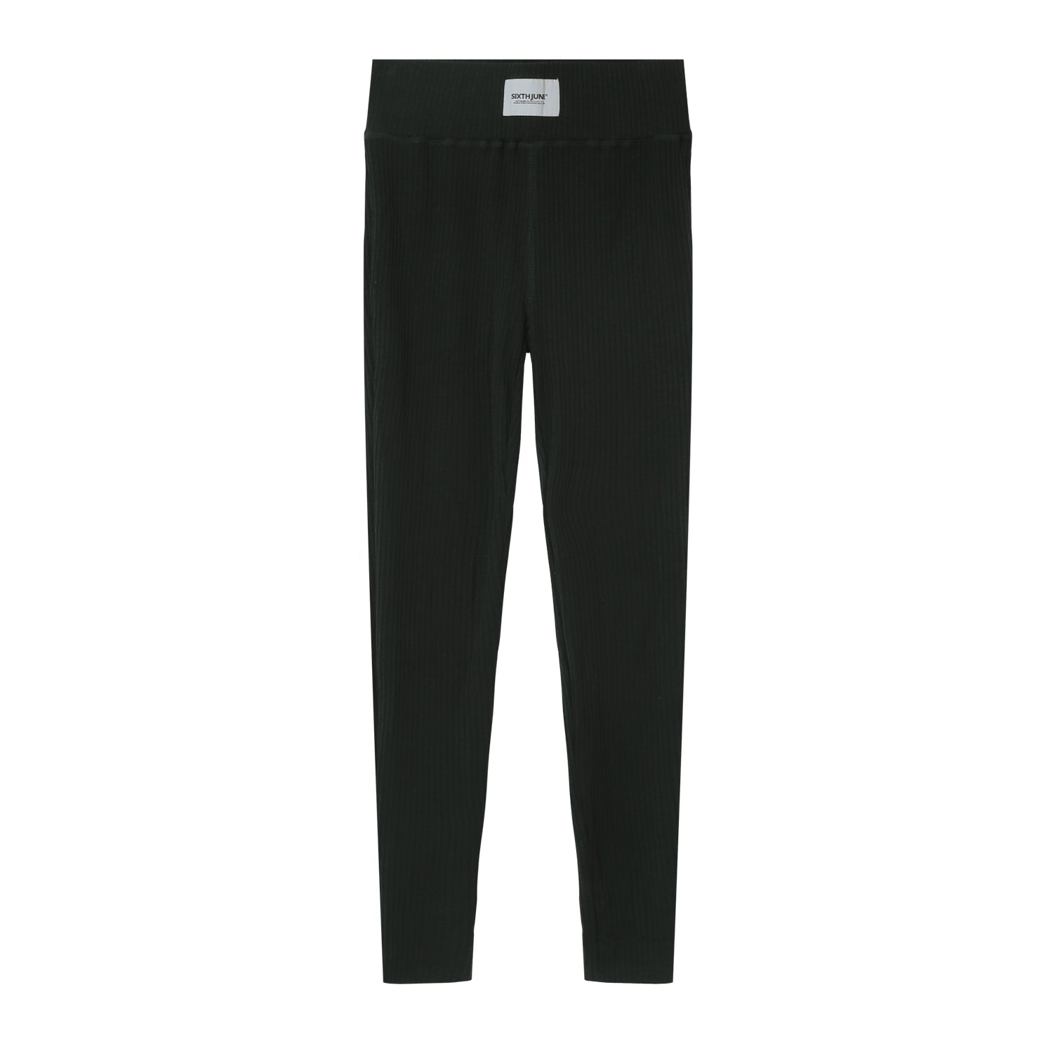 Sixth June - Legging côtelé satiné Vert foncé