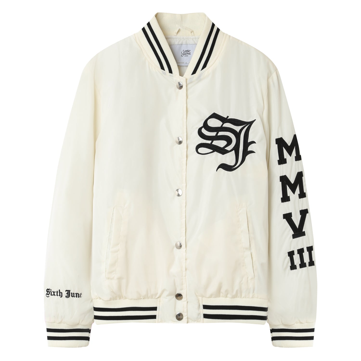 Sixth June - Veste teddy matelassé Blanc