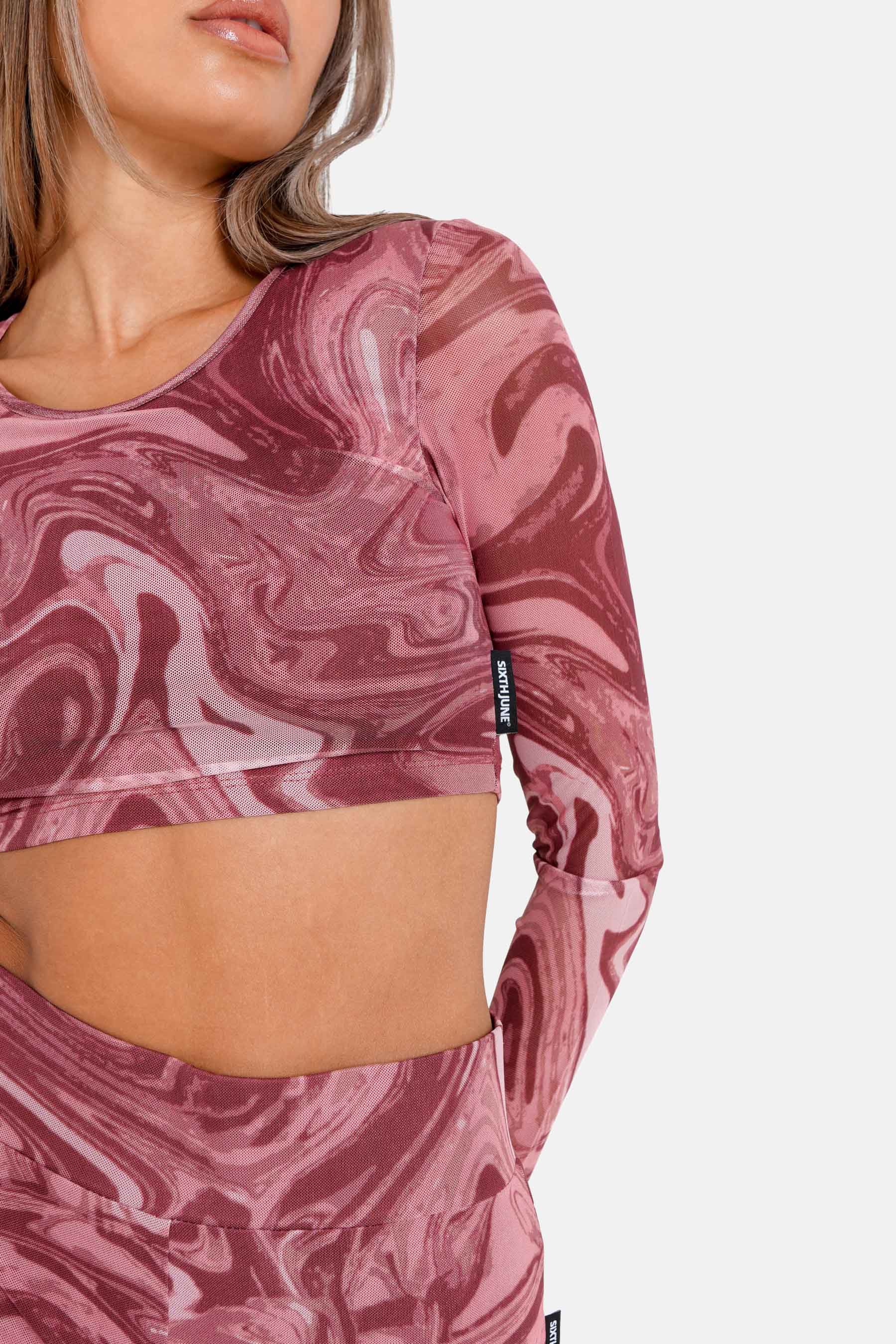 Sixth June - Top court mesh encore Rose