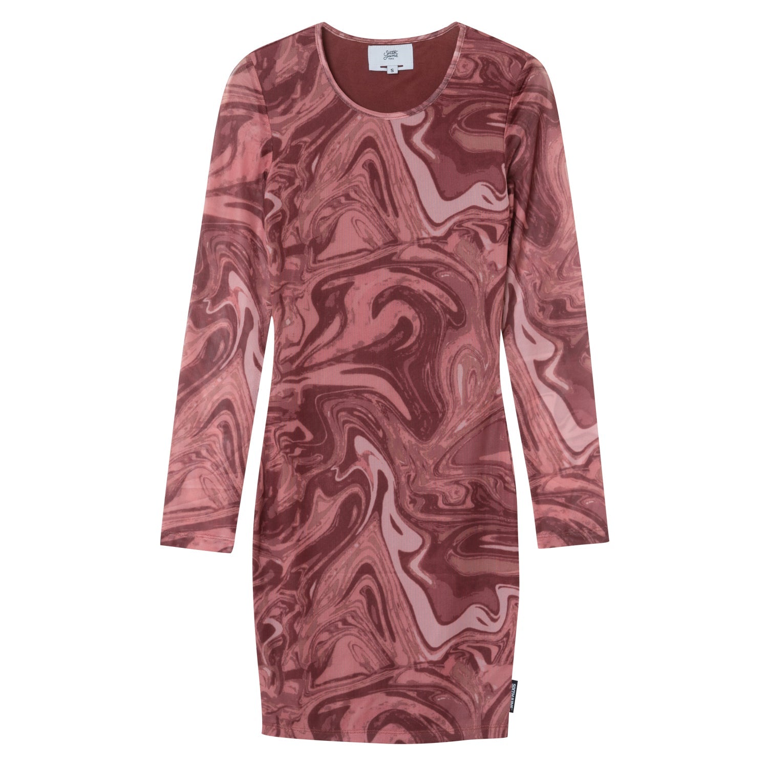 Sixth June - Robe mesh encre Rose