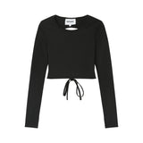 Sixth June - Top manches longues ouverture dos Noir