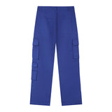 Sixth June - Pantalon poches cargo droit Bleu foncé
