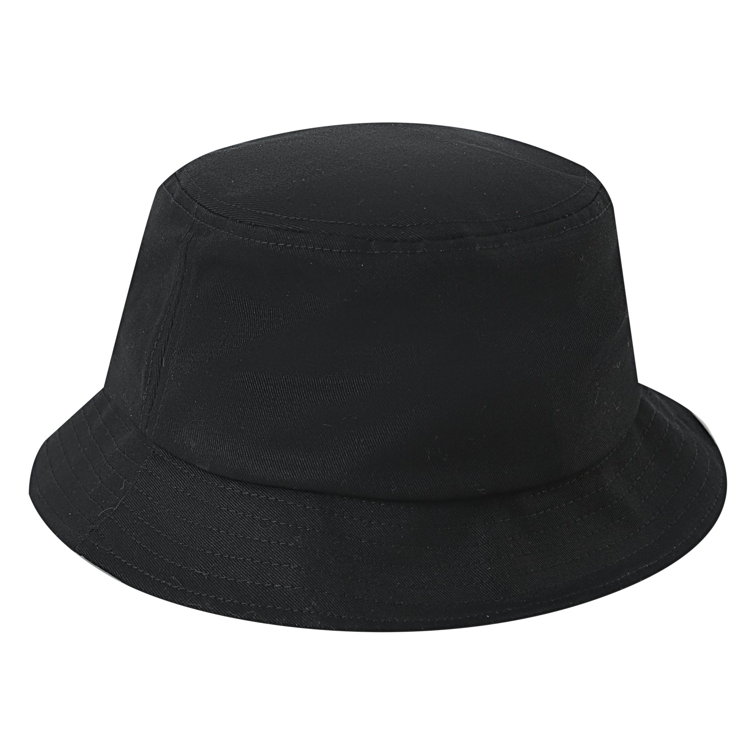 Metallic logo bucket hat Black