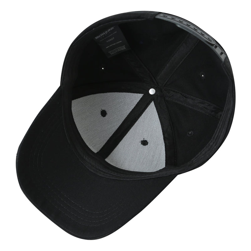 Casquette logo métallique Noir