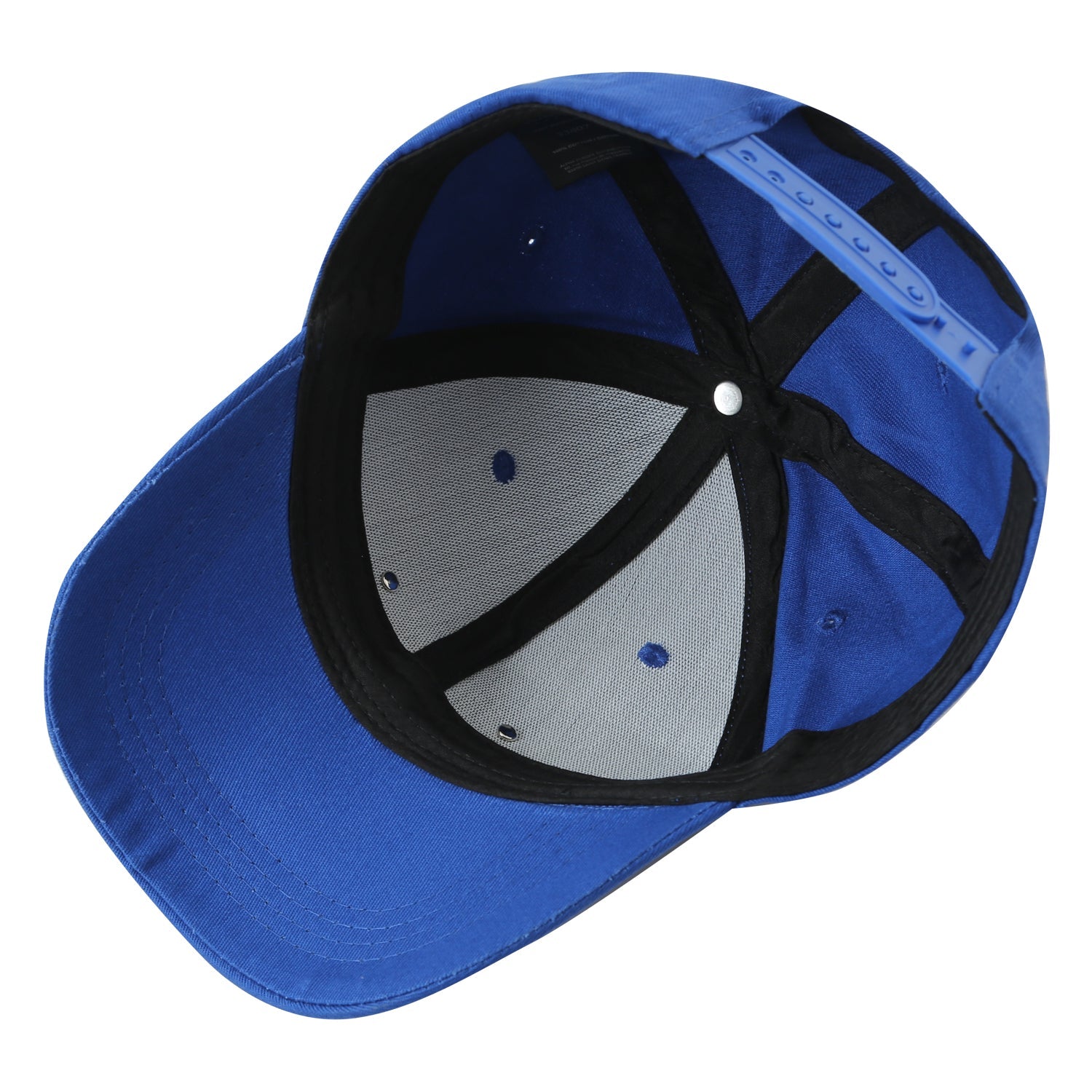 Metallische Logo-Kappe Blau
