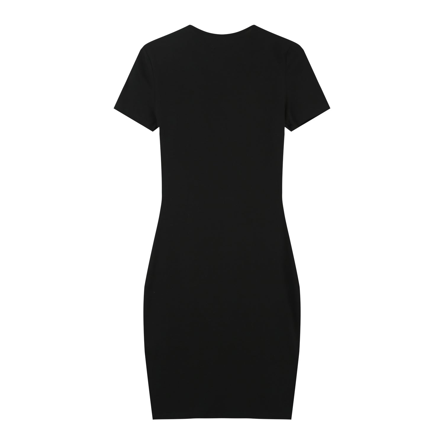 Gesticktes Herzkleid Schwarz