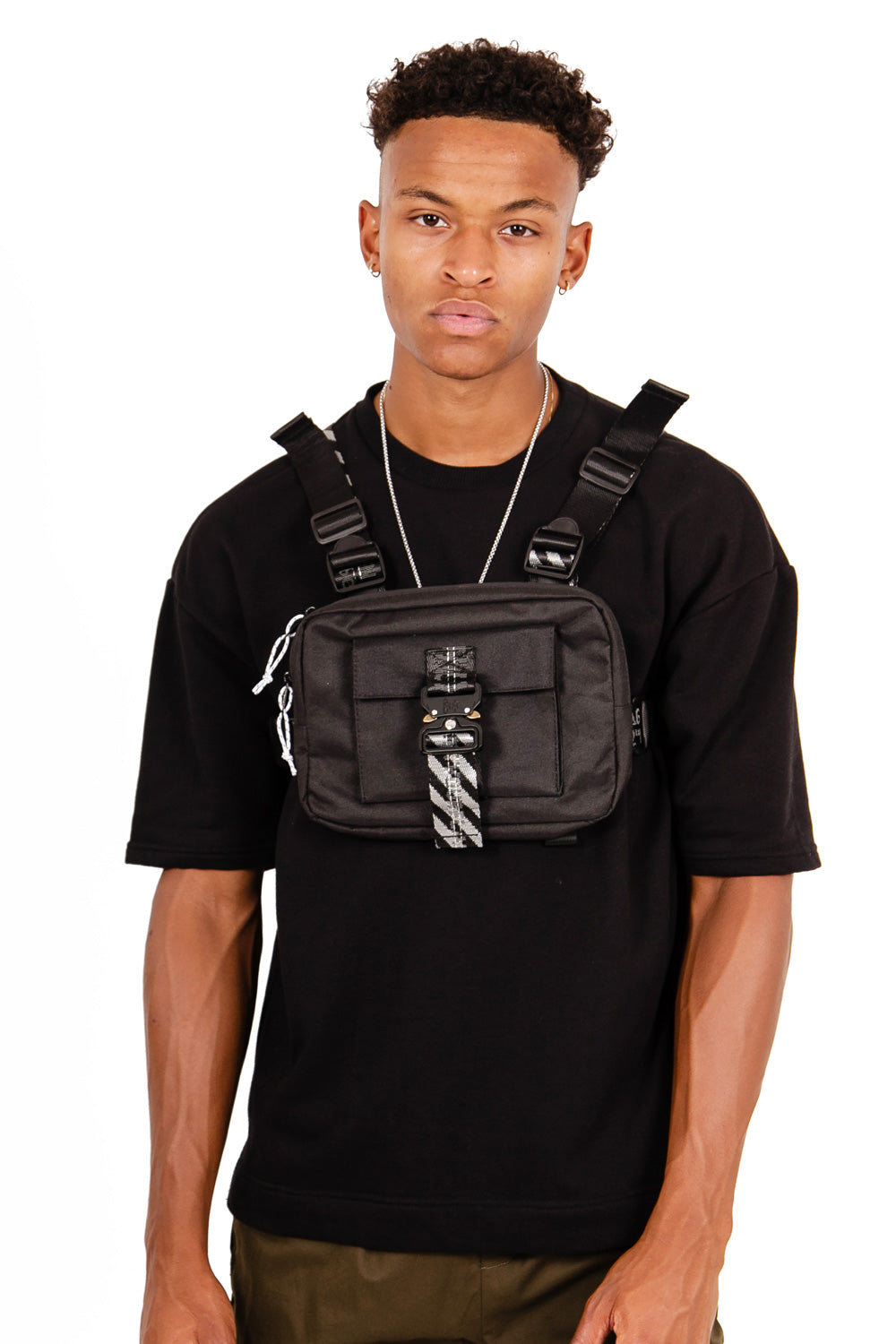 Sixth June - Sacoche boucle bande noir