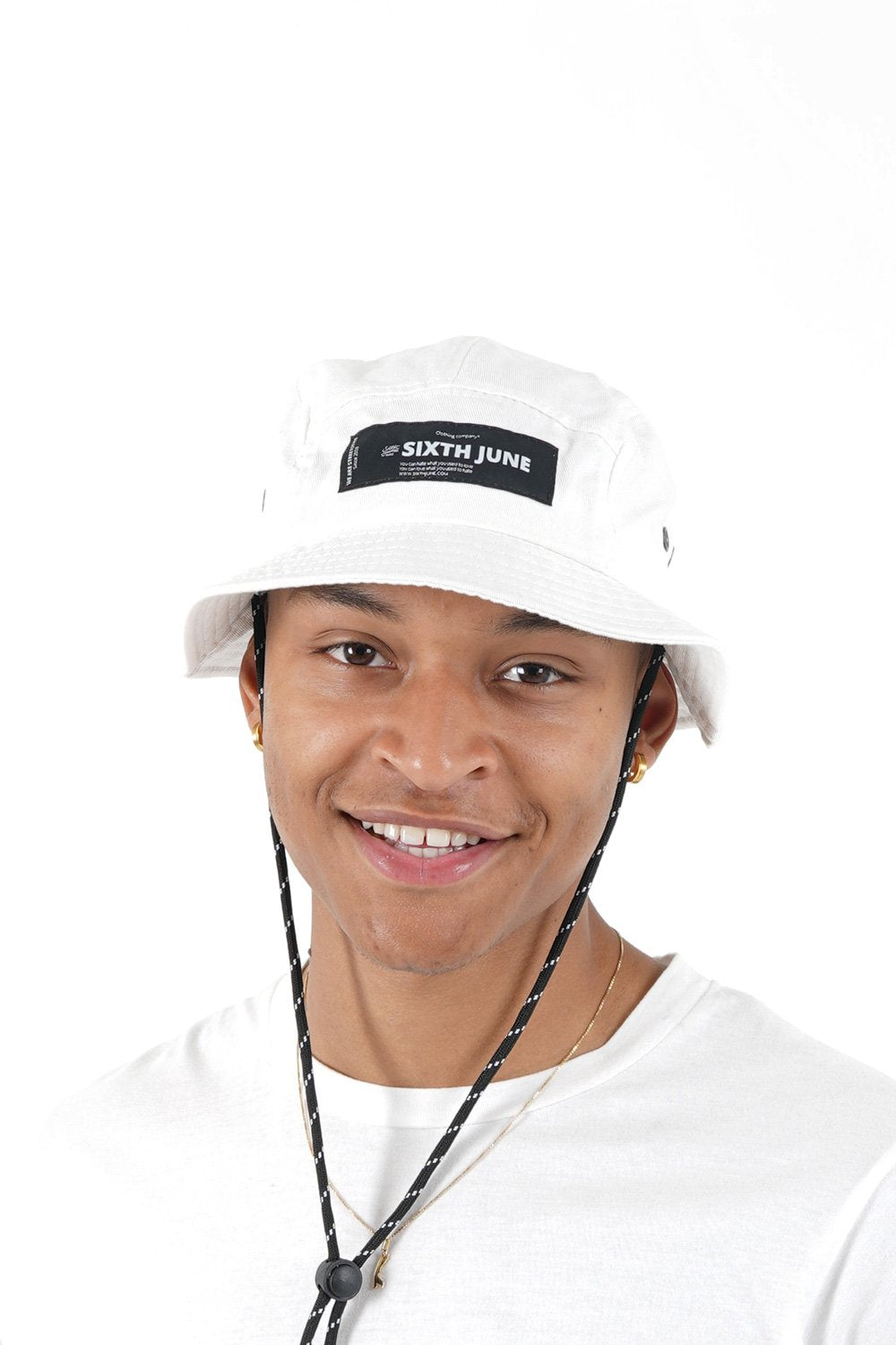 Sixth June - Bob cordon coton Blanc