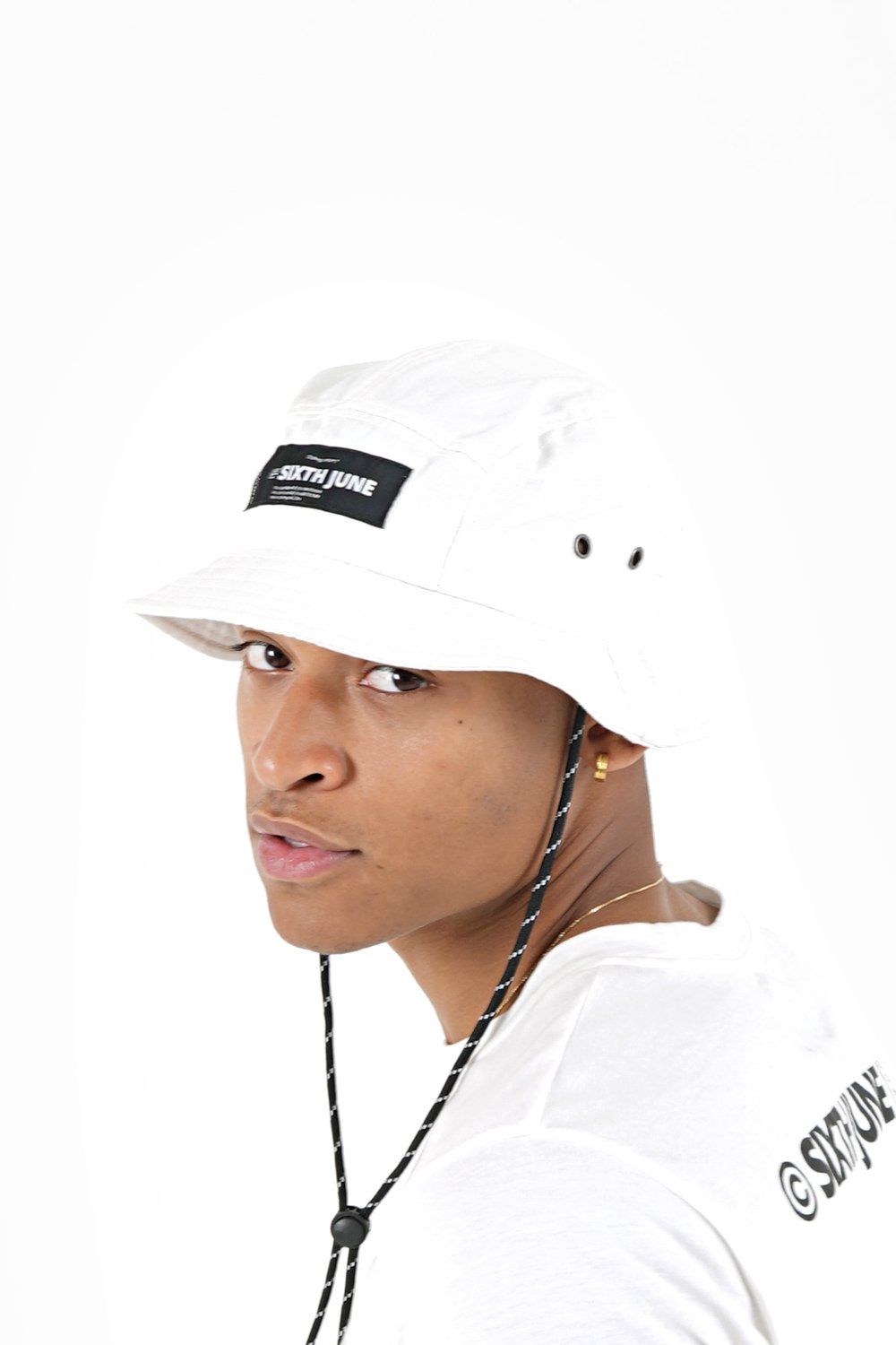 Sixth June - Bob cordon coton Blanc