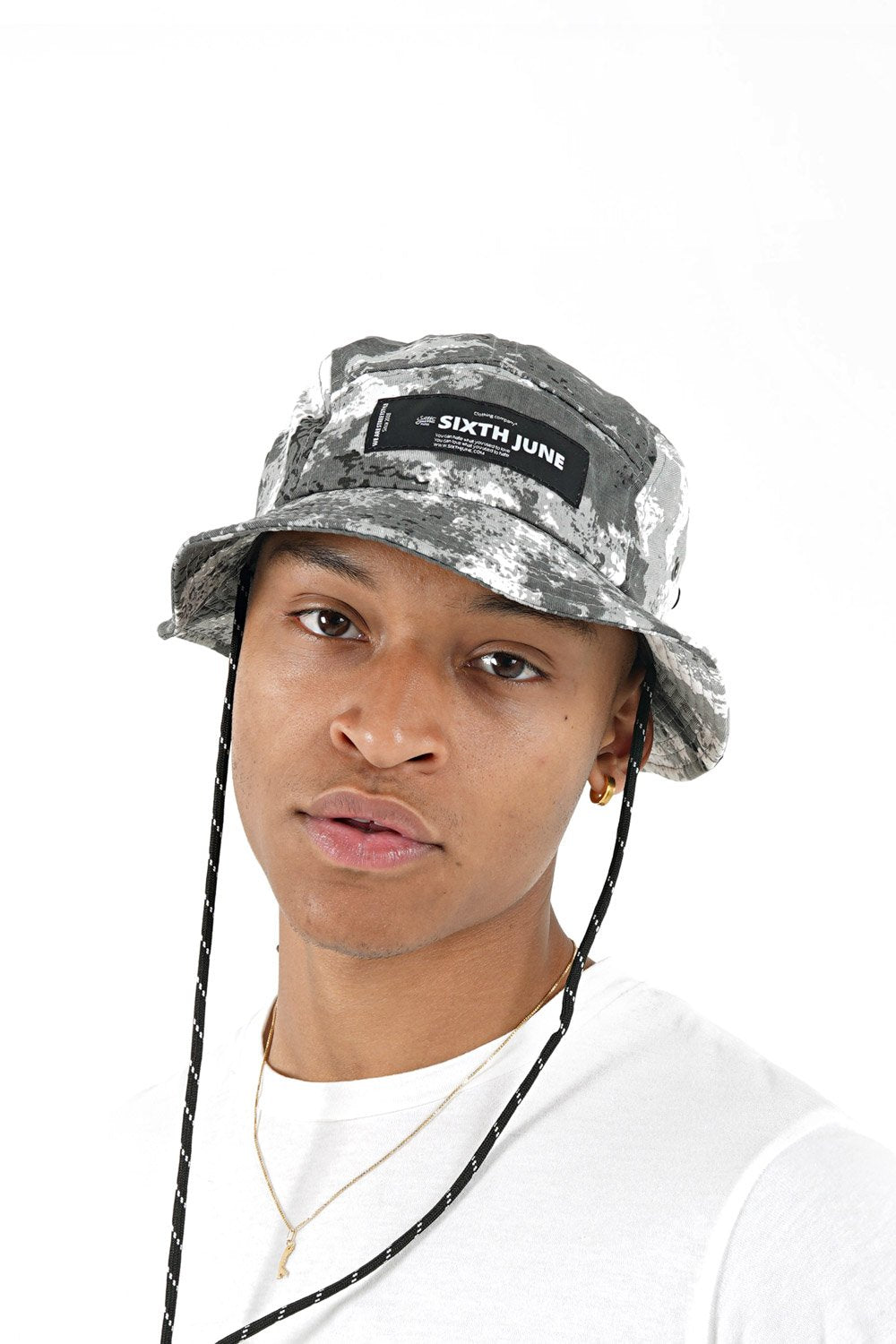 Sixth June - Bob coton camouflage Gris