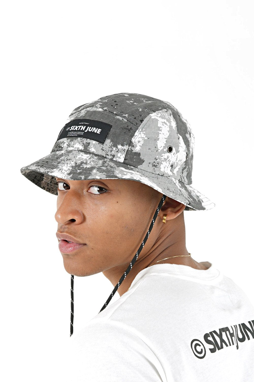 Sixth June - Bob coton camouflage Gris