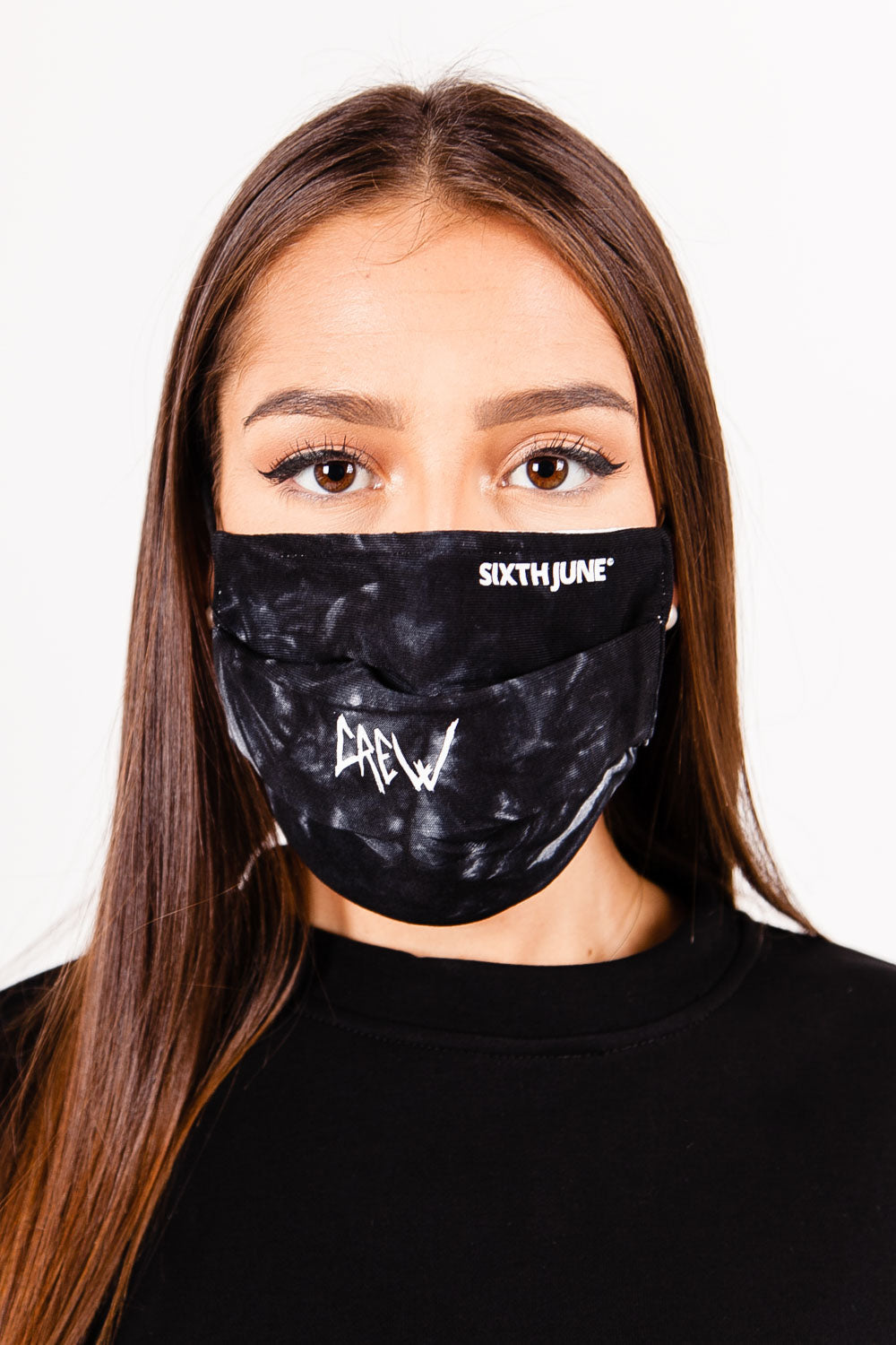 Sixth June - Masque tie dye CREW noir