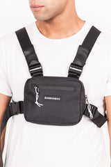 BumBumBag - Mini sac poitrine logo noir